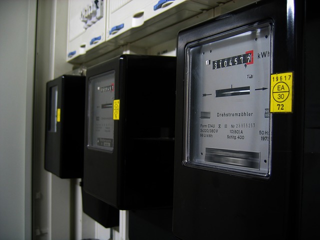 electricity meter for power consumption