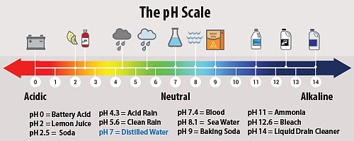 ph of acid rain
